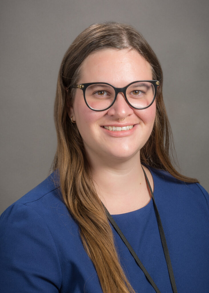 Professional Photograph of Samantha VanNest during Medical Physics Residency