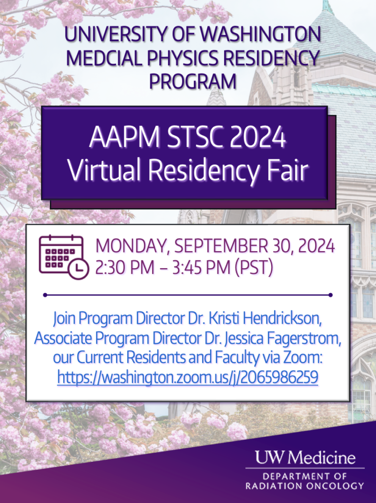 Medical Physics Virtual Residency Fair