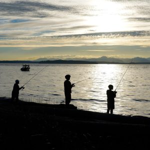 UW Photo of Fishing on the sound